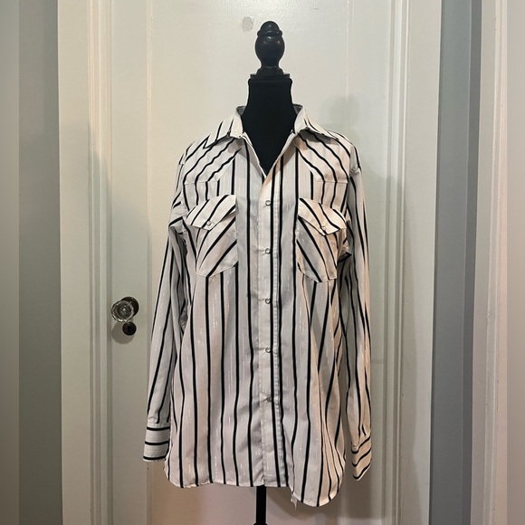 Vintage MWG Original Western Shirt – 22.5” P2P - Men’s Size Medium - Picture 5 of 5